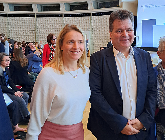 Verena Bentele und Jürgen Dusel
