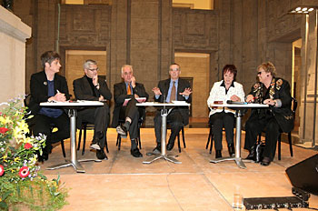 Blick auf das Podium